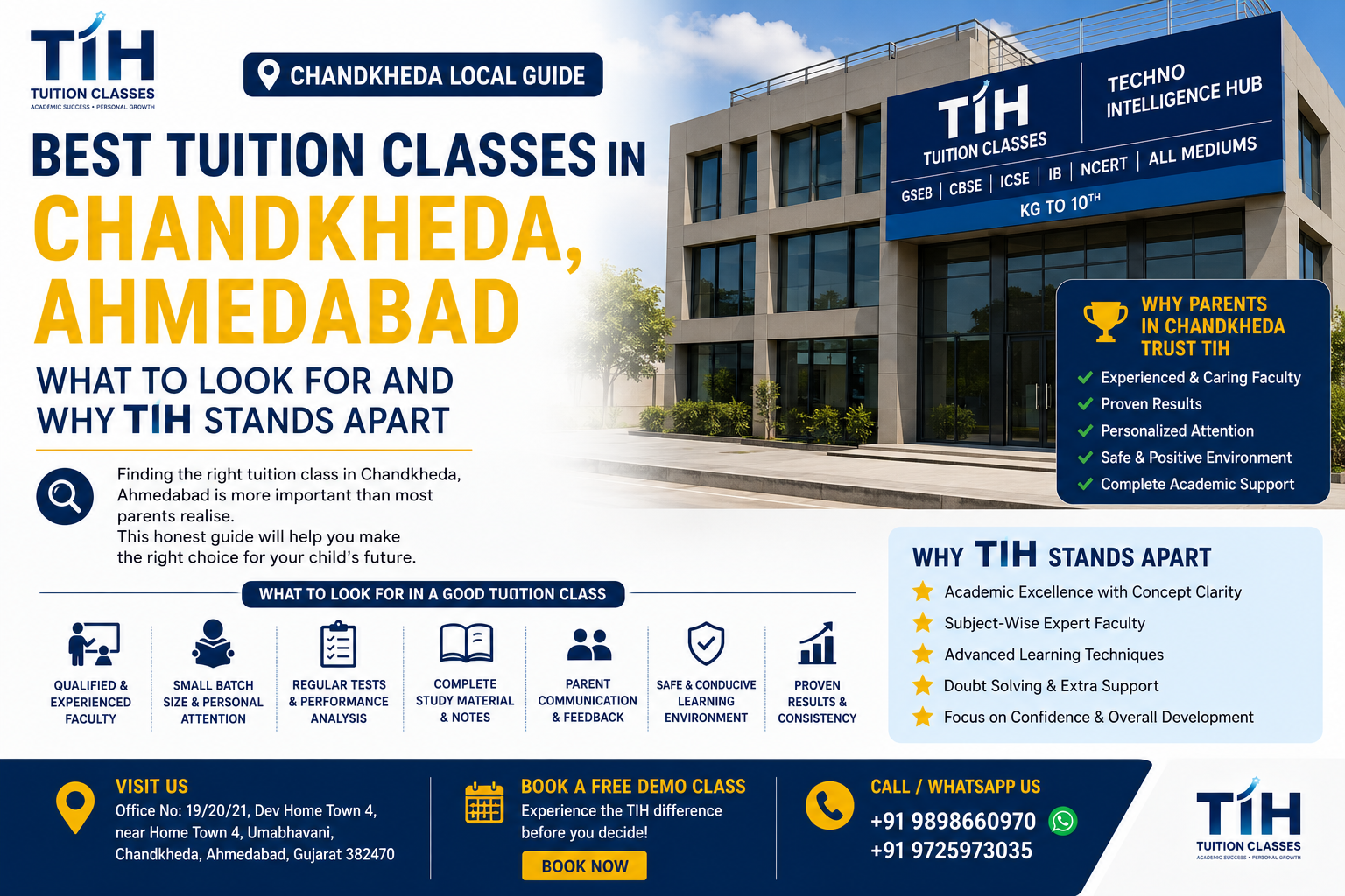 Best Tuition Classes in Chandkheda, Ahmedabad