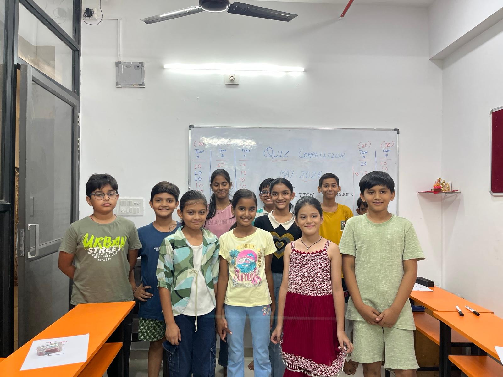 Quiz Competition at TIH Tuition Classes Ahmedabad